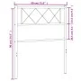 Kopfteil aus weißem Metall, 75 cm von , Kopf- und Fußteile - Ref: Foro24-372352, Preis: 18,44 €, Rabatt: %