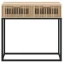 Iron and plywood console table 80x30x75 cm by , Side tables - Ref: Foro24-352105, Price: 84,89 €, Discount: %