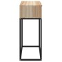 Mesa consola hierro y madera contrachapada 80x30x75 cm de , Mesas auxiliares - Ref: Foro24-352105, Precio: 88,74 €, Descuento: %