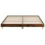Smoked oak engineered wood bed frame 180x200cm by , Beds and slatted bases - Ref: Foro24-832018, Price: 123,55 €, Discount: %