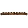 Smoked oak engineered wood bed frame 180x200cm by , Beds and slatted bases - Ref: Foro24-832018, Price: 123,55 €, Discount: %