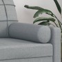 Decorative cushions 2 pcs light gray fabric Ø15x50 cm by , Cushions - Ref: Foro24-349501, Price: 36,14 €, Discount: %