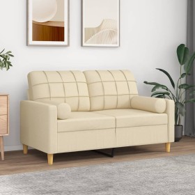 Decorative cushions 2 pcs cream fabric 15x50 cm by , Cushions - Ref: Foro24-349503, Price: 24,74 €, Discount: %