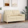 Dekokissen 2 Stück cremefarbener Stoff 15x50 cm von , Kissen - Ref: Foro24-349503, Preis: 24,74 €, Rabatt: %