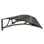 Schwarzes Polycarbonat-Türvordach 400 x 75 cm von , Markisen - Ref: Foro24-153599, Preis: 107,13 €, Rabatt: %