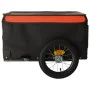 Remolque para bicicleta hierro negro y naranja 30 kg de , Remolques para bicicletas - Ref: Foro24-94075, Precio: 75,24 €, Des...