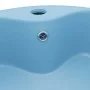 Luxury washbasin with matte light blue ceramic overflow 36x13 cm by , Sinks - Ref: Foro24-147033, Price: 59,71 €, Discount: %