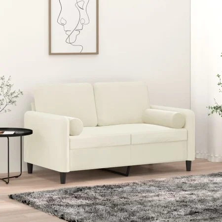 Cojines decorativos 2 uds terciopelo crema 15x50 cm de , Cojines - Ref: Foro24-349517, Precio: 22,64 €, Descuento: %