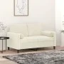 Cojines decorativos 2 uds terciopelo crema 15x50 cm de , Cojines - Ref: Foro24-349517, Precio: 22,64 €, Descuento: %