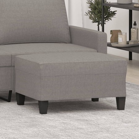 Fußstütze aus taupegrauem Stoff, 70 x 55 x 41 cm von , Osmanen - Ref: Foro24-349354, Preis: 58,46 €, Rabatt: %