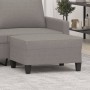 Fußstütze aus taupegrauem Stoff, 70 x 55 x 41 cm von , Osmanen - Ref: Foro24-349354, Preis: 58,46 €, Rabatt: %