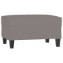 Fußstütze aus taupegrauem Stoff, 70 x 55 x 41 cm von , Osmanen - Ref: Foro24-349354, Preis: 58,46 €, Rabatt: %