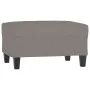 Taupe gray fabric footrest 70x55x41 cm by , Ottomans - Ref: Foro24-349354, Price: 57,66 €, Discount: %