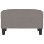 Taupe gray fabric footrest 70x55x41 cm by , Ottomans - Ref: Foro24-349354, Price: 57,66 €, Discount: %