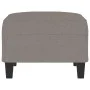 Taupe gray fabric footrest 70x55x41 cm by , Ottomans - Ref: Foro24-349354, Price: 57,66 €, Discount: %