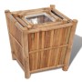 Jardineras con forro de nailon 3 unidades bambú de vidaXL, Maceteros y jardineras - Ref: Foro24-41507, Precio: 73,27 €, Descu...