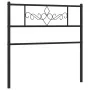 Cabecero de metal negro 75 cm de , Cabeceros y pies de cama - Ref: Foro24-355293, Precio: 23,58 €, Descuento: %