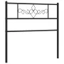 Black metal headboard 75 cm by , Headboards and footboards - Ref: Foro24-355293, Price: 23,58 €, Discount: %
