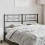 Cabecero de metal negro 140 cm de , Cabeceros y pies de cama - Ref: Foro24-355300, Precio: 34,71 €, Descuento: %