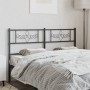 Kopfteil aus schwarzem Metall, 140 cm von , Kopf- und Fußteile - Ref: Foro24-355300, Preis: 35,27 €, Rabatt: %