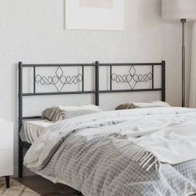Kopfteil aus schwarzem Metall, 120 cm von , Kopf- und Fußteile - Ref: Foro24-355298, Preis: 33,36 €, Rabatt: %