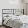Cabecero de metal negro 120 cm de , Cabeceros y pies de cama - Ref: Foro24-355298, Precio: 32,91 €, Descuento: %