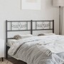 Kopfteil aus schwarzem Metall, 120 cm von , Kopf- und Fußteile - Ref: Foro24-355298, Preis: 33,36 €, Rabatt: %