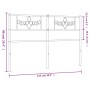 Kopfteil aus schwarzem Metall, 120 cm von , Kopf- und Fußteile - Ref: Foro24-355298, Preis: 33,36 €, Rabatt: %