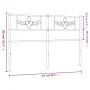 Black metal headboard 160 cm by , Headboards and footboards - Ref: Foro24-355302, Price: 33,94 €, Discount: %