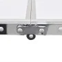 Mesa de camping plegable ajustable con 4 taburetes 120x60 cm de vidaXL, Mobiliario de camping - Ref: Foro24-41328, Precio: 64...