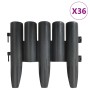 Garteneinfassung 36 Stück PP anthrazitgrau 10 m von , Garteneinfassung und Einfassung - Ref: Foro24-314681, Preis: 42,76 €, R...