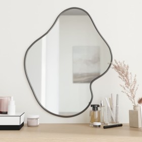 Espejo de pared negro 60x50 cm