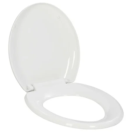 WC-Deckel mit Absenkautomatik und Schnellverschluss, weiß von , Toiletten- und Bidetsitze - Ref: Foro24-145015, Preis: 42,88 ...