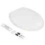 Tapa de váter cierre suave y desenganche rápido blanca de , Asientos de inodoros y bidés - Ref: Foro24-145015, Precio: 42,88 ...