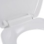 Toilet lid soft close and quick release white by , Toilet and bidet seats - Ref: Foro24-145015, Price: 46,20 €, Discount: %