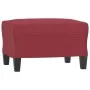 Sofa set with cushions 4 pieces red synthetic leather by , Sofas - Ref: Foro24-3201356, Price: 690,46 €, Discount: %