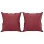 Sofa set with cushions 4 pieces red synthetic leather by , Sofas - Ref: Foro24-3201356, Price: 690,46 €, Discount: %