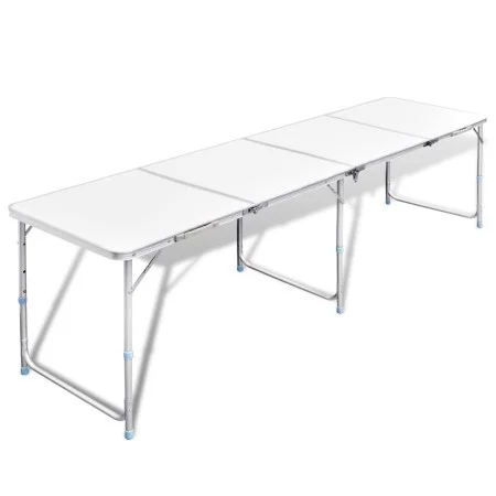 Mesita plegable de aluminio camping con 240 x 60 cm de vidaXL, Mobiliario de camping - Ref: Foro24-41327, Precio: 105,45 €, D...