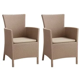 Keter Gartenstuhl Iowa in Cappuccino für den Essbereich von , Gartenstühle - Ref: Foro24-3082792, Preis: 188,68 €, Rabatt: %