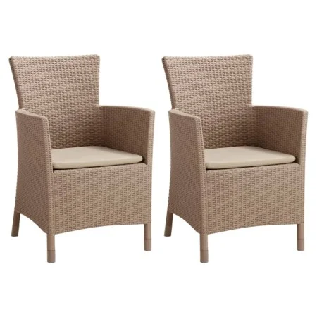 Keter Gartenstuhl Iowa in Cappuccino für den Essbereich von , Gartenstühle - Ref: Foro24-3082792, Preis: 188,68 €, Rabatt: %