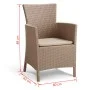 Keter Gartenstuhl Iowa in Cappuccino für den Essbereich von , Gartenstühle - Ref: Foro24-3082792, Preis: 188,68 €, Rabatt: %