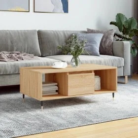 Couchtisch aus Sonoma-Eichensperrholz, 90 x 50 x 36,5 cm von , Couchtisch - Ref: Foro24-830583, Preis: 61,08 €, Rabatt: %