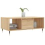 Mesa de centro madera contrachapada roble Sonoma 90x50x36,5 cm de , Mesas de centro - Ref: Foro24-830583, Precio: 62,56 €, De...