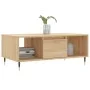 Sonoma oak plywood coffee table 90x50x36.5 cm by , Coffee table - Ref: Foro24-830583, Price: 61,88 €, Discount: %