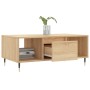 Mesa de centro madera contrachapada roble Sonoma 90x50x36,5 cm de , Mesas de centro - Ref: Foro24-830583, Precio: 62,56 €, De...