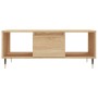 Mesa de centro madera contrachapada roble Sonoma 90x50x36,5 cm de , Mesas de centro - Ref: Foro24-830583, Precio: 62,56 €, De...