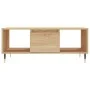 Sonoma oak plywood coffee table 90x50x36.5 cm by , Coffee table - Ref: Foro24-830583, Price: 61,88 €, Discount: %