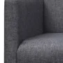 Banco con cojín acolchado madera de caucho tela gris oscuro de vidaXL, Sofás - Ref: Foro24-241664, Precio: 220,80 €, Descuent...