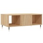 Mesa de centro madera contrachapada roble Sonoma 90x50x36,5 cm de , Mesas de centro - Ref: Foro24-830583, Precio: 62,56 €, De...
