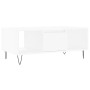 Couchtisch aus weißem Sperrholz, 90 x 50 x 36,5 cm von , Couchtisch - Ref: Foro24-830588, Preis: 63,20 €, Rabatt: %